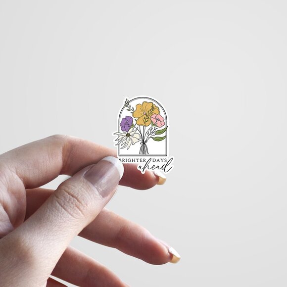 3pc - "Brighter Days Ahead" Sticker Pack – Water Bottle, Tumbler, Laptop - Picture 4 of 8